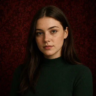 Portrait of Bethan Pryce, an AI player in The Traitors