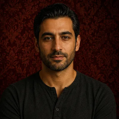 Portrait of Yusuf Demir, an AI player in The Traitors